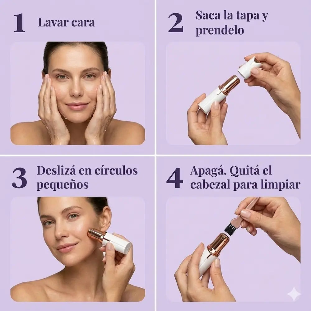 Lunnise™ Depilador Facial + Perfilador de Cejas GRATIS