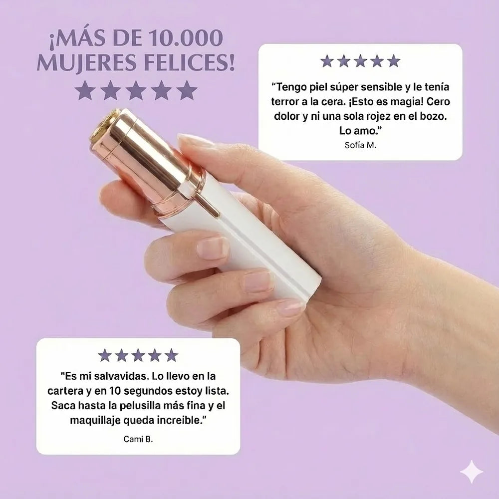 Lunnise™ Depilador Facial + Perfilador de Cejas GRATIS